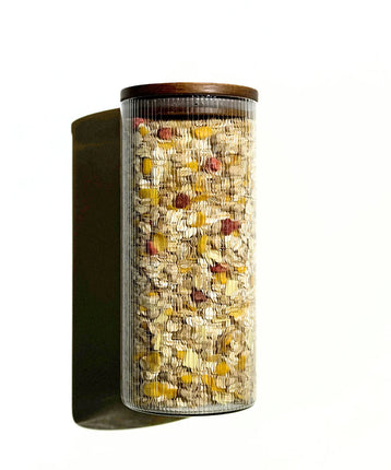 ZH Acacia Voorraadpot Stripe | 2 stuks | 1500 ml