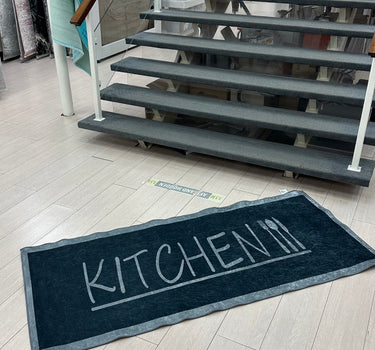 Tapis de cuisine lavable – Anthracite