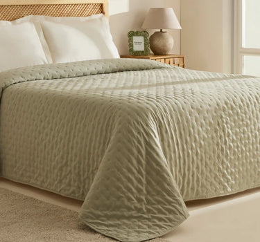 Couvre-lit Breezy Vert – 230 x 240 cm
