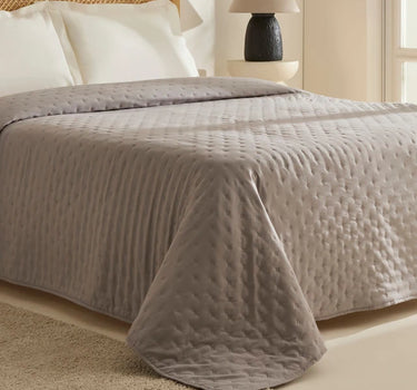 Couvre-lit Breezy Gris – 230 x 240 cm