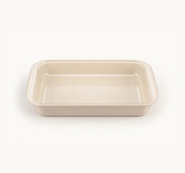 Rechthoek ovenschaal beige