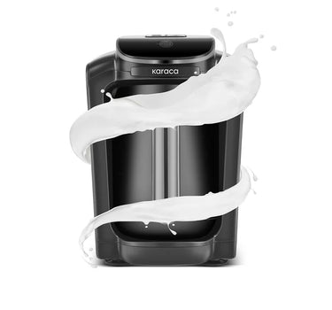 Karaca Hatır Neo Turkish Coffee Machine with Milk – Space Grey – Porcelain White
