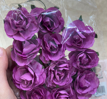 Peper Flower Kunstmatige bloemen – Set van 10- ( Roze ) met Steel voor Bruidsboeketten, Tafeldecoratie, Bloemstukken, Feesten, Babyshowers en Woondecoratie
