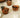 Toscana Schaaltjes / snackschalen Set van 4 golvende | Acaciahout