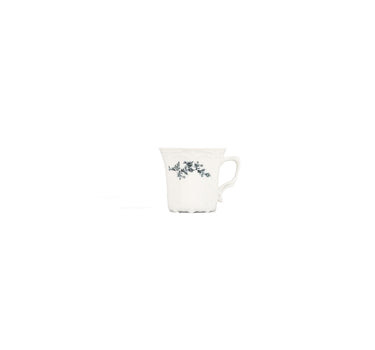 Flower Retro black Espresso- / mokkaset 12-Delig | 6-Persoons