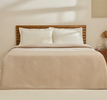 Karaca Chloe Sprei, Tweepersoonsbed, Beige