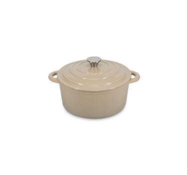Kookpot 26cm gietijzer beige Ferno