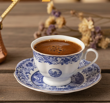 Karaca Blue Odyssey 12 Parça Türk Kahvesi / Espresso Seti | 6 Kişilik – 90 ml