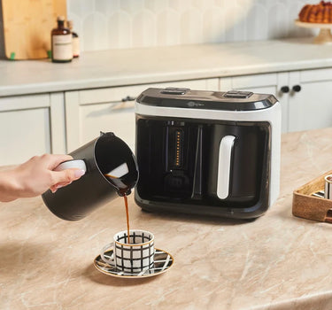 Karaca Hatır Hüps Düet Turkse Koffiemachine – Wit