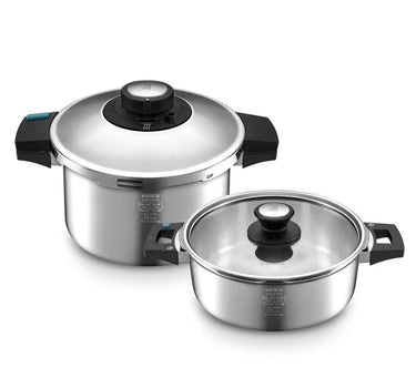 Karaca Quick and Safe Induction Pressure Cooker Set 6 + 8 Litres
