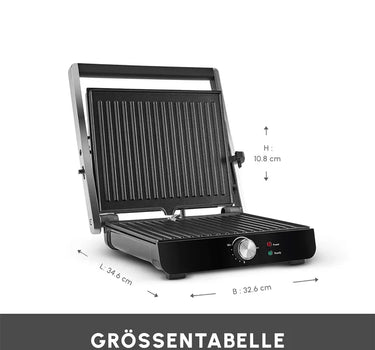 Karaca Toastmaster Inox Toaster & Grillmaschine, 2000 W