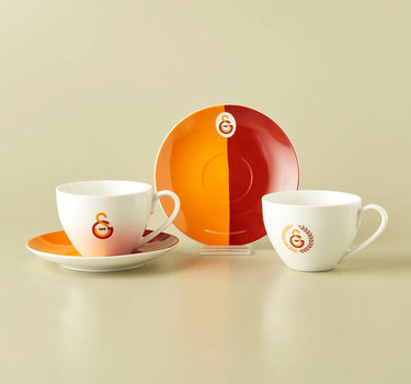 Karaca x Galatasaray Gelicentieerde Nescafé Thee Kop en schotel set 2 persoons – 220 ml