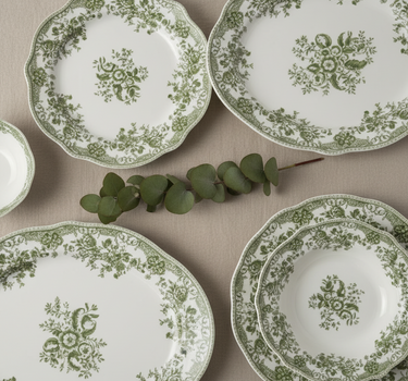 Zumrut Flora 25 Parça Yemek Takımı | 6 Kişilik | Vintage (Fleury – Cyril)

