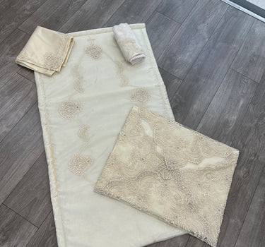 Luxe Gebeds- Bohca Set Goud 4 Dlg