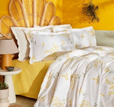 Karaca Loretta Bettwäsche-Set – Einzelbett – Gelb

