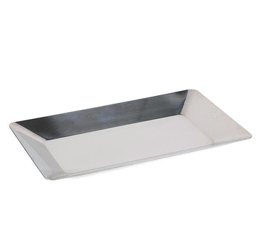 ORYN RECHTHOEK DIENBLAD 26X16CM CHROME