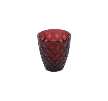 Prisma Glas 22cl burgundy - set/4