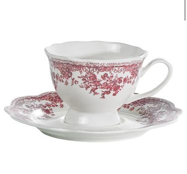 Rosi Flora Cappuccino / Nescafé 12 Parça | 6 Kişilik | Vintage (Fleury – Cyril)

