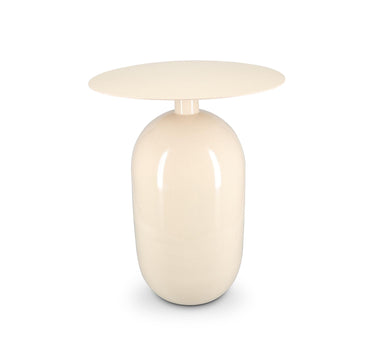 Mio Bijzettafel 40 x H52 cm metaal ivory