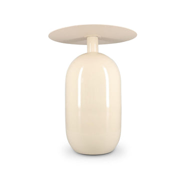 Mio Bijzettafel 40xH52cm metaal ivory