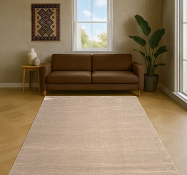 A - Z DALLAS 101  HALI BEIGE - Eenkleurig - Effen