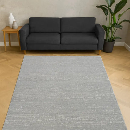 A - Z DALLAS 101  HALI GREY - Eenkleurig - Effen