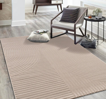 A - Z URGUP 39 HALI BEIGE Grote Boogjes - Japandi