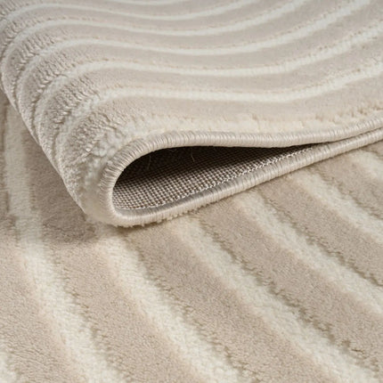 A - Z URGUP 39 HALI DARK CREAM Grote Boogjes - Japandi