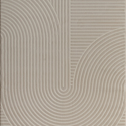 A - Z URGUP 39 HALI DARK CREAM Grote Boogjes - Japandi