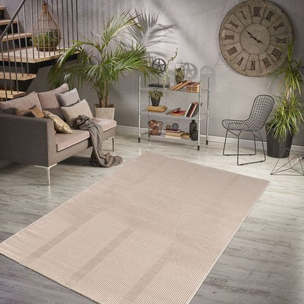 A - Z URGUP 78 HALI BEIGE (fijne) Boogjes - Japandi