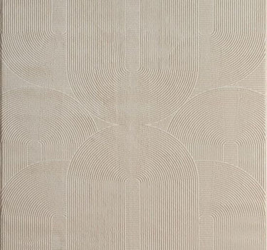 A - Z URGUP 78 HALI DARK CREAM (fijne) Boogjes - Japandi