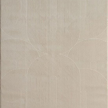 A - Z URGUP 78 HALI DARK CREAM (fijne) Boogjes - Japandi