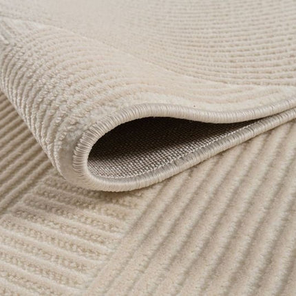 A - Z URGUP 78 HALI DARK CREAM (fijne) Boogjes - Japandi