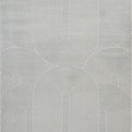 A - Z URGUP 78 HALI GRIJS - Fijne boogjes structuur - Japandi