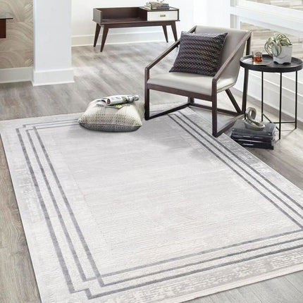 A - Z VALENTINA 80003 HALI CREAM / L. GREY