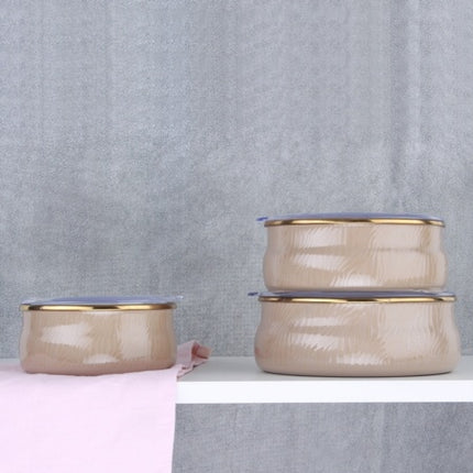 ACR ACAR QUALITA HUMA EMAYE 3 DELIG VOORRAADBUSSEN BEIGE