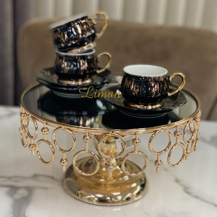 ACR ACR Angle Espressoset 12-Delig | 6-Persoons Zwart