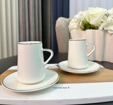 ACR ACR Aria Espressoset 4 Delig | 2 Persoons Zilver