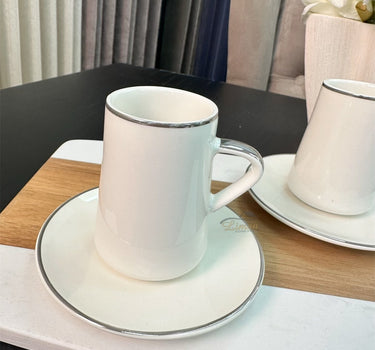 ACR ACR Aria Espressoset 4 Delig | 2 Persoons Zilver