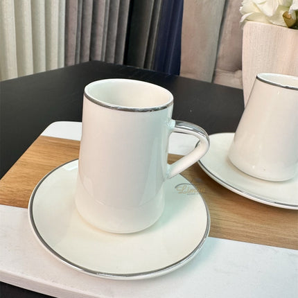 ACR ACR Aria Espressoset 4 Delig | 2 Persoons Zilver