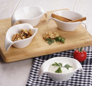 ACR ACR Bianca Perla Snack Schaal 12 X 4 Cm ( 4 Dlg)