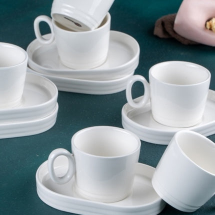 ACR ACR Bianco Perla Nescafe - Koffieset 12 Delig | 6 Persoons