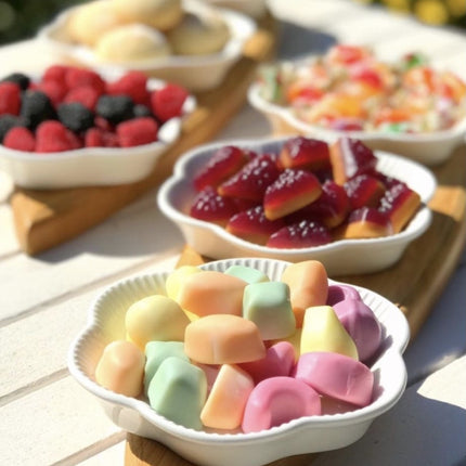 ACR ACR Bianco Perla Porseleinen Serveerschaal / Theeschotels 6 Delig