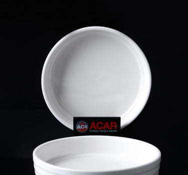 ACR ACR Bianco Perla Rond Serveerschaal 12,7 Cm Per Stuk