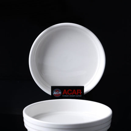 ACR ACR Bianco Perla Rond Serveerschaal 12,7 Cm Per Stuk