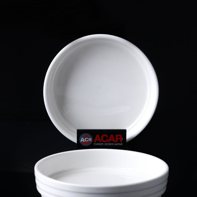 ACR ACR Bianco Perla Rond Serveerschaal 12,7 Cm Per Stuk