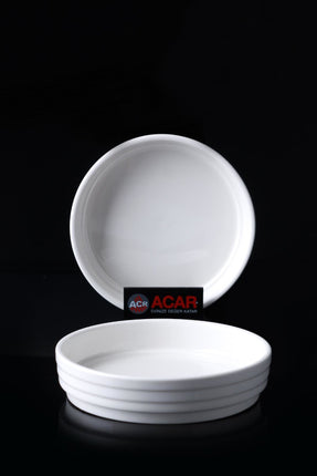 ACR ACR Bianco Perla Rond Serveerschaal 12,7 Cm Per Stuk