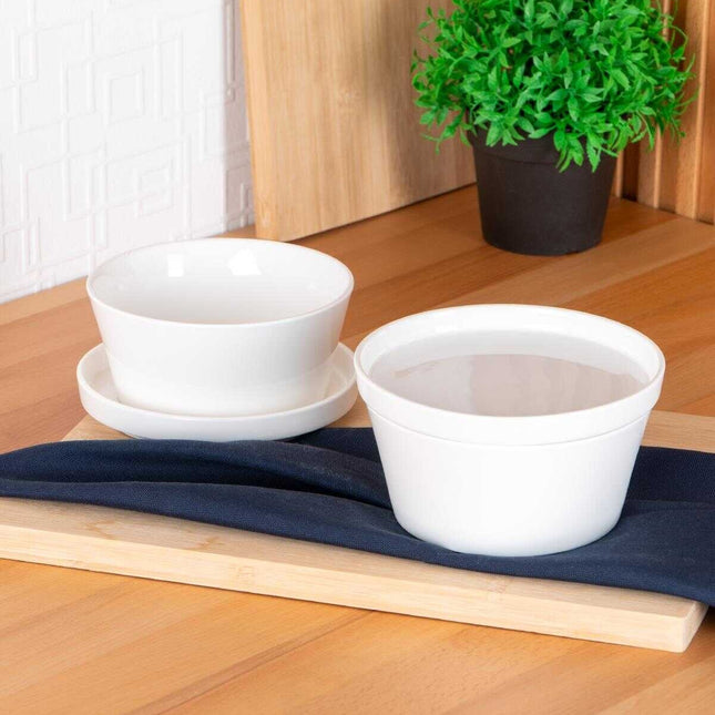 ACR ACR BIANCO PERLA SERVEERKOM MET DEKSEL 14,5CM