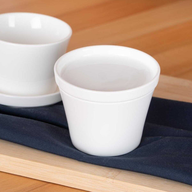 ACR ACR BIANCO PERLA SERVEERKOM MET DEKSEL 9.5 cm