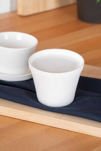 ACR ACR BIANCO PERLA SERVEERKOM MET DEKSEL 9.5 cm